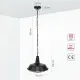 Светильник подвесной 150-15036 Tekled, 6042 E27 40W ЧЕРНЫЙ