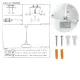 Светильник подвесной 150-15038 Tekled, 6015 E27 40W БЕЛЫЙ