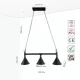 Светильник подвесной 150-17966 Tekled, SY1155 3XE27