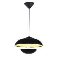 Люстра потолочная 158-19606 Tekled, LED HFD0267-1M 12W 3000K BK+золото