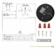 Светильник подвесной 150-17856 Tekled, SY6489 1xE27