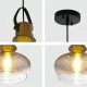 Светильник подвесной 150-18075 Tekled, 8312-1CMETALGLASSXE27D230*H340MM