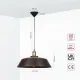 Светильник подвесной 150-18184 Tekled, MD50629A-1L E27 D460 RUST
