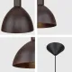 Светильник подвесной 150-18192 Tekled, MD50905-1 E27 D300 RUST