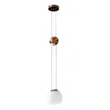 Светильник подвесной 150-18322 Tekled, MD57718A-1WHITE+COPPER 40W E27