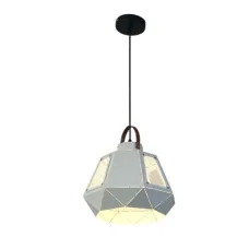 Люстра потолочная 159-17484 Tekled, ESAGONO JUMBO 40W 1xE27 СЕРЫЙ