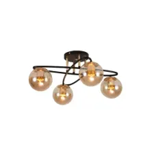 Люстра потолочная 159-17736 Tekled, 8359 4xE27 GOLD+BLACK