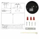 Светильник подвесной 150-17900 Tekled, SY1112 1xE27