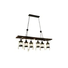 Светильник подвесной 150-18101 Tekled, BRUS 3455/6+3 6xE27+COB5W