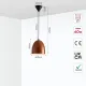 Светильник подвесной 150-18187 Tekled, MD50826-1-S E27 D220 БРОНЗА