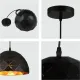 Светильник подвесной 150-18296 Tekled, MD65268-300 черный 40W E27